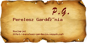 Perelesz Gardénia névjegykártya